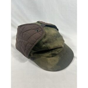 Sterkowski British Millerain Waxed Cotton Ear Flap Bushcraft Cap Hat Size 59 L